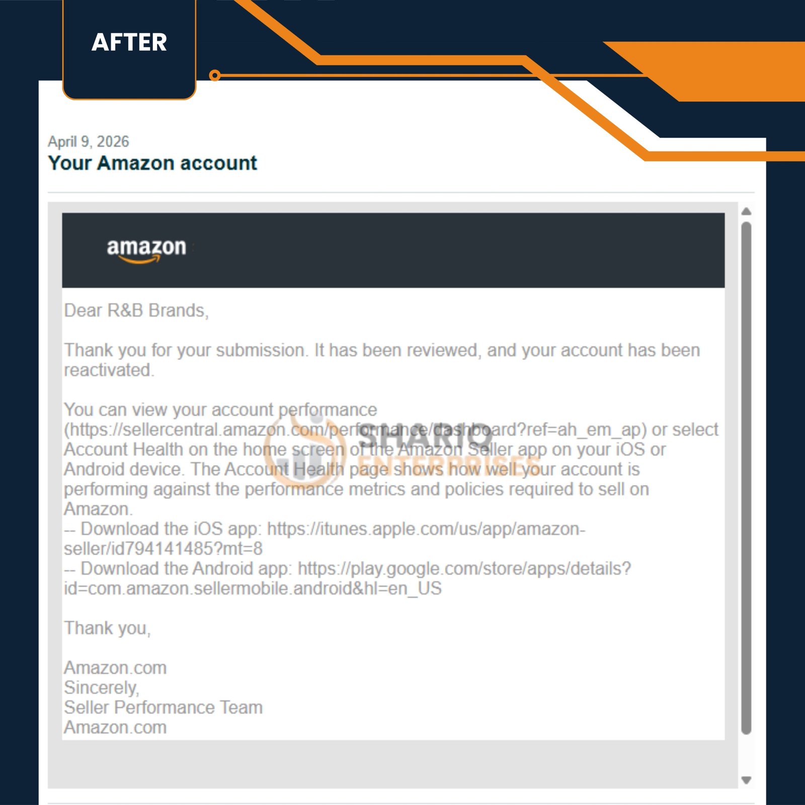 AMAZON-03(Reactivation Notification)