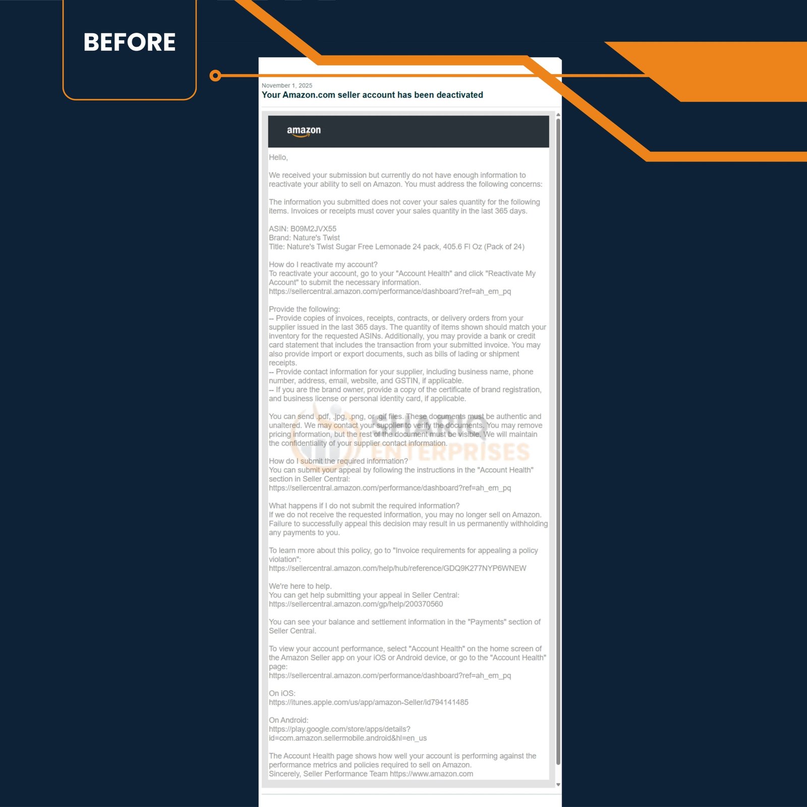 AMAZON-04(Deactivation Notification)