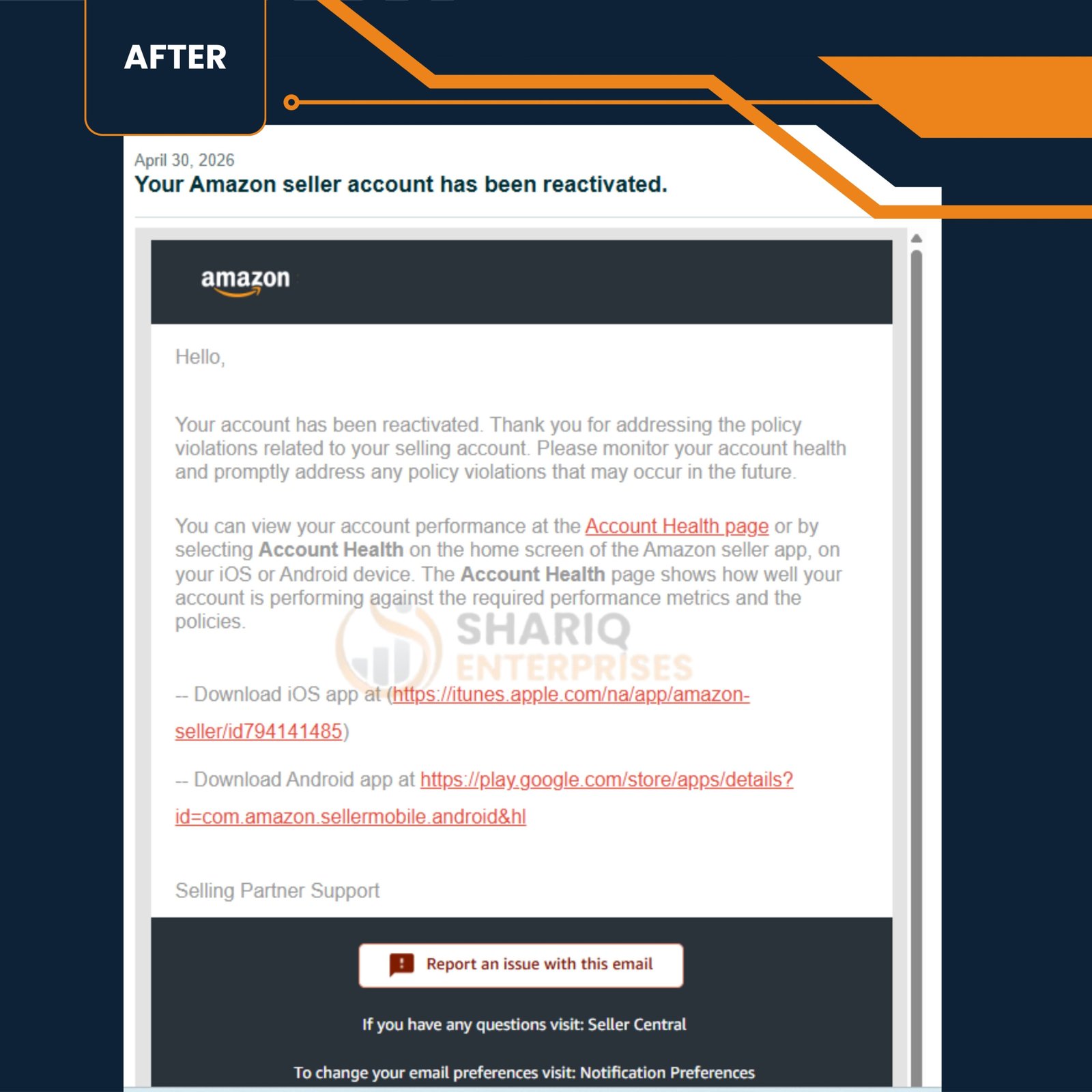 AMAZON-09(Reactivation Notification)
