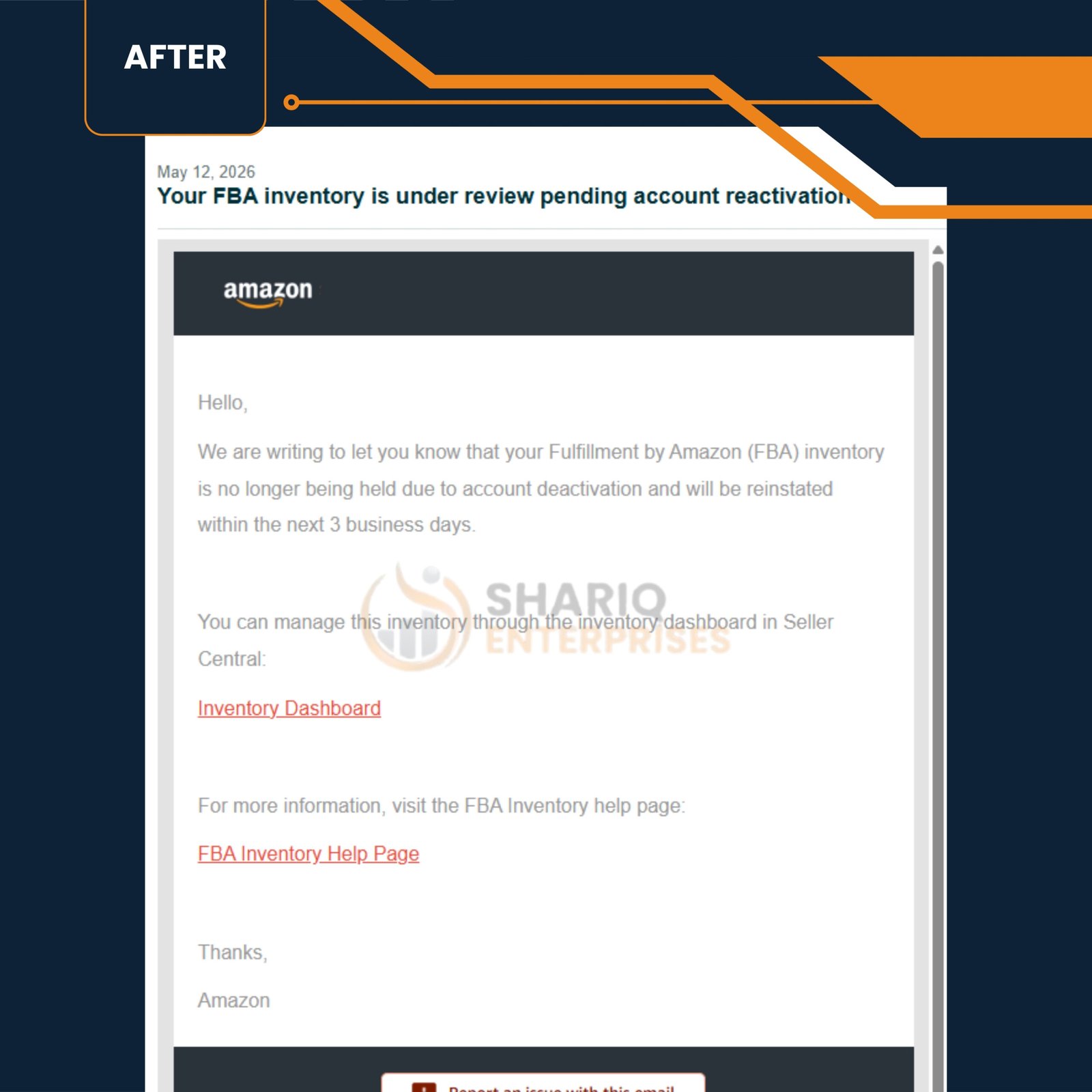 AMAZON-17(Reactivatioon Notice)